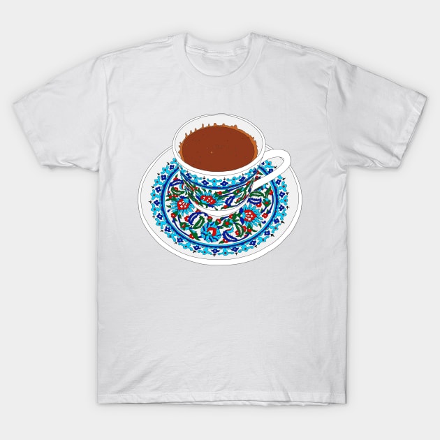 Turkish Coffee T-Shirt by lamaisondulapino